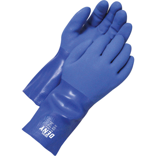 Gants textur&eacute;s, Taille 12, 12" lo, PVC, Doublure en Coton Infinity Industrial Services Inc.