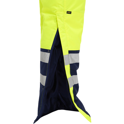 Salopette pour le froid extr&ecirc;me Bisley, Polyester, Petit, Jaune lime haute visibilit&eacute; Infinity Industrial Services Inc.