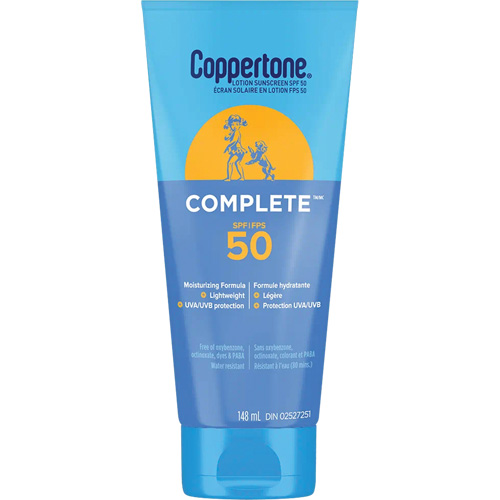 Protection solaire compl&egrave;te Coppertone, FPS 50, Lotion Infinity Industrial Services Inc.