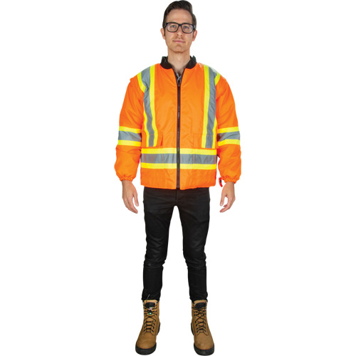Waterproof 7-in-1 Winter Parka, High Visibility Orange, Medium Infinity Industrial Services Inc.