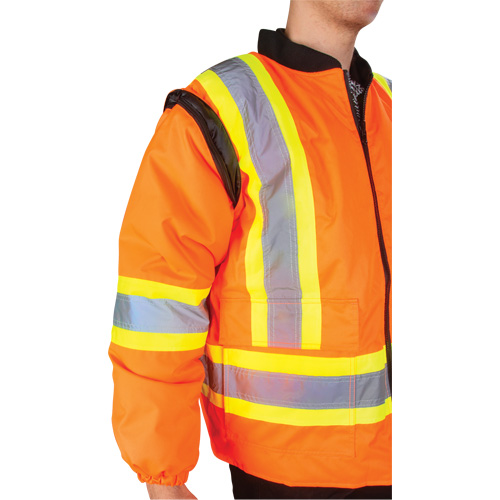 Waterproof 7-in-1 Winter Parka, High Visibility Orange, Medium Infinity Industrial Services Inc.