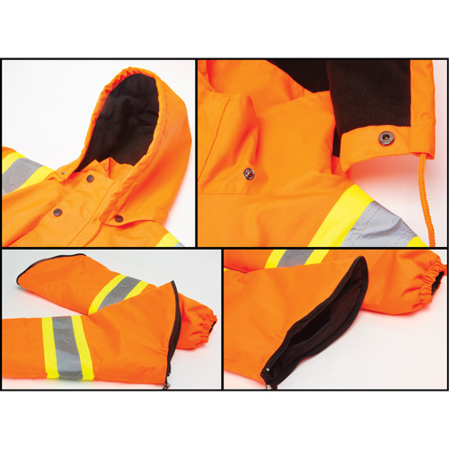 Waterproof 7-in-1 Winter Parka, High Visibility Orange, Medium Infinity Industrial Services Inc.