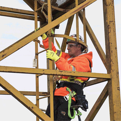 SA-54022-4 Longe &agrave; amortisseur de choc, 4', Point d'ancrage &agrave; Crochet d&eacute;chafaudage, Crochet mousqueton aux jambes, Polyester Infinity Industrial Services Inc.