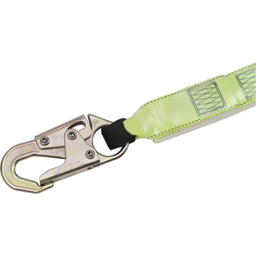 SA-64000-4 Shock Absorbing Lanyard, 4', Snap Hook Center, Snap Hook Leg Ends, Polyester Infinity Industrial Services Inc.