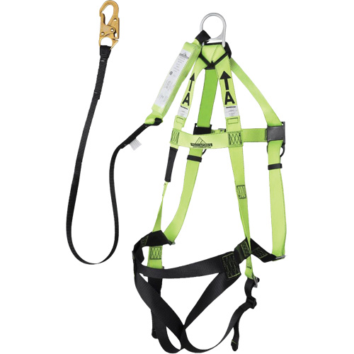 FBH-10000A5440-4 4' Class A Harness & Lanyard with 220 lbs. Capacity, Harness/Lanyard Combo Infinity Industrial Services Inc.