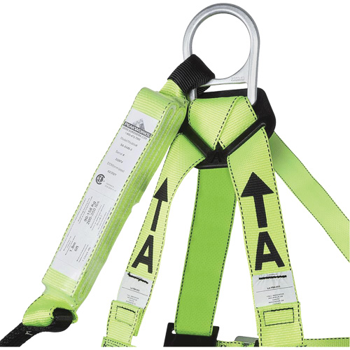 FBH-10000A5440-4 4' Class A Harness & Lanyard with 220 lbs. Capacity, Harness/Lanyard Combo Infinity Industrial Services Inc.
