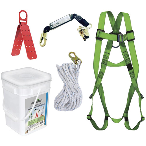 RK4-25 Compliance Roofer's Kit with Reusable Bracket, Roofer's Kit Infinity Industrial Services Inc.