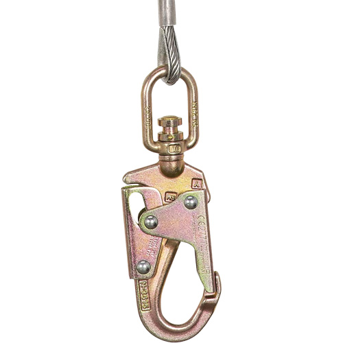 SRL-73302-60LE Self-Retracting Lifeline, 60', Galvanized Steel, Swivel Infinity Industrial Services Inc.