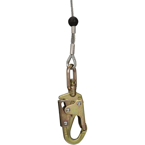 SRL-73303-96 Cable Self-Retracting Lifeline with Recovery, 96', Galvanized Steel, Swivel Infinity Industrial Services Inc.