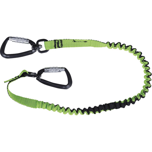 TT-9903 Slim Line Tool Lanyard, Bungee, Dual Carabiner Infinity Industrial Services Inc.