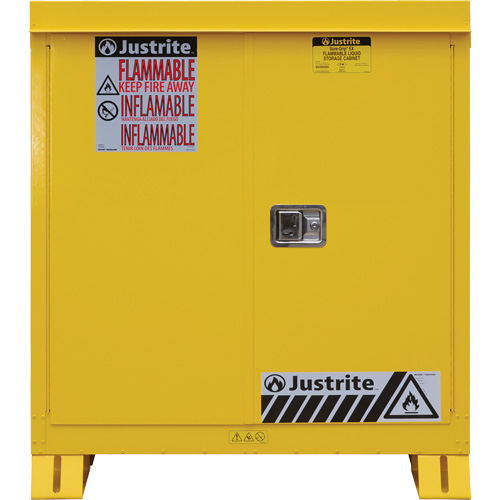 Outdoor Flammable Storage Cabinet, 30 gal., 2 Door, 43" W x 44" H x 18" D Infinity Industrial Services Inc.
