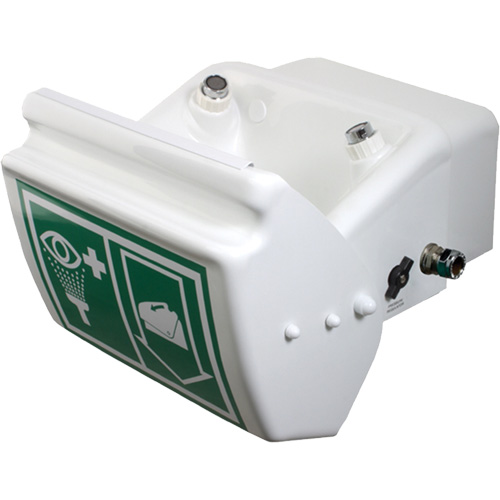 Douche oculaire/faciale, Installation Montage mural, Bol Plastique Infinity Industrial Services Inc.