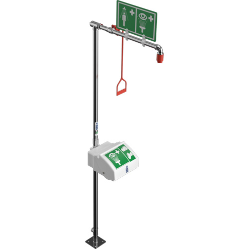 Douche combin&eacute;e avec cuvette ferm&eacute;e en ABS et entr&eacute;e inf&eacute;rieure, Socle Infinity Industrial Services Inc.
