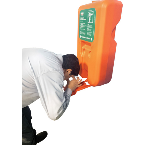 Portable Self-Contained Eyewash Station, Gravity-Fed, 10 gal. Capacity, Meets ANSI Z358.1 Infinity Industrial Services Inc.