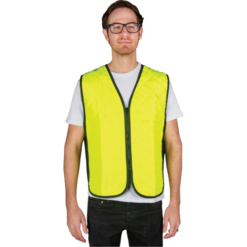 Evaporative Cooling Vest, Medium, High Visibility Lime-Yellow Infinity Industrial Services Inc.