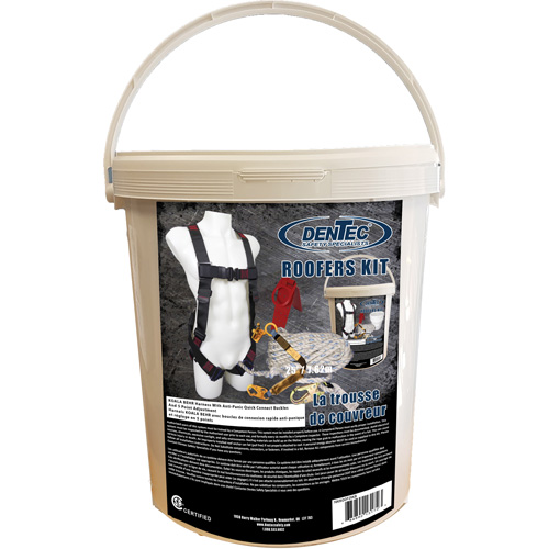Trousse pour couvreurs Koala Behr avec corde de 50', Certifi&eacute;e CSA, Classe A, Grand/Moyen/T-Grand, Cap. 310 lb Infinity Industrial Services Inc.