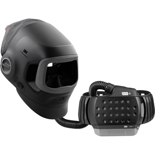 Casque de soudage Speedglas G5-03 Pro-Air avec syst&egrave;me de respirateur d'&eacute;puration d'air propuls&eacute; Adflo — SANS filtre autoassombrissant, Masque de soudage, Pile Lithium-ion Infinity Industrial Services Inc.