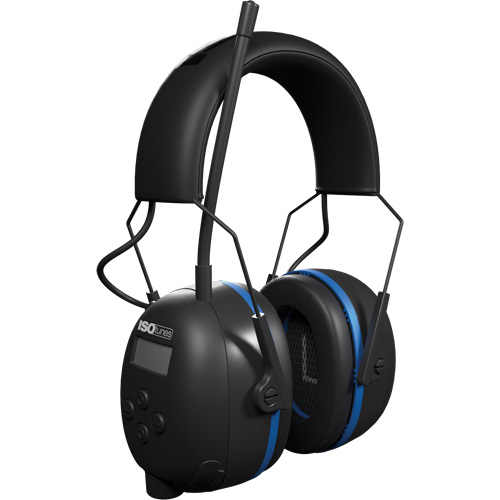 Black & Blue Air Defender AM/FM BT Earmuffs, Headband Style, 25 dB Infinity Industrial Services Inc.