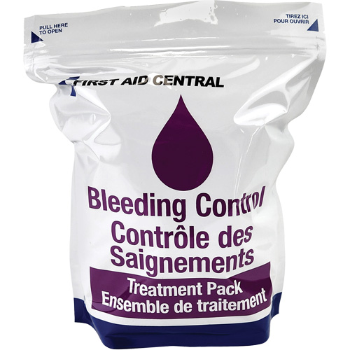 13 articles pour le contr&ocirc;le des saignements la trousse d'intervention d'urgence de premiers soins Infinity Industrial Services Inc.