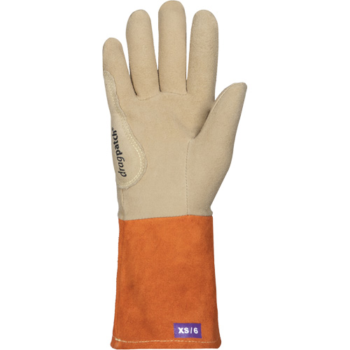 Gants de soudage TIG Endura 370DTIGL, Cuir fleur de daim, Taille T-petit Infinity Industrial Services Inc.