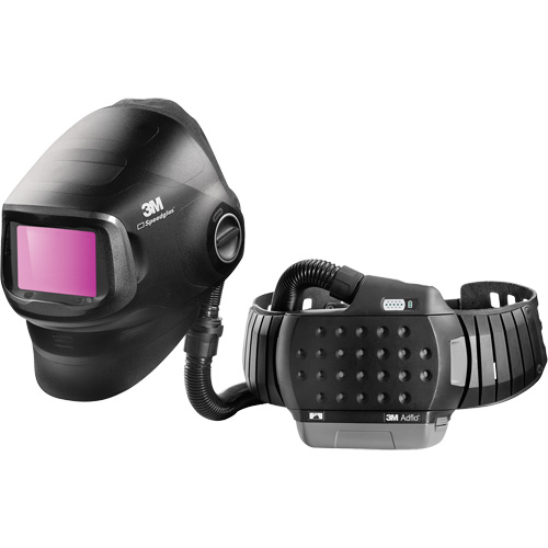 Masque de soudage &agrave; usage intensif Speedglas G5-01 avec syst&egrave;me de respirateur d'&eacute;puration d'air propuls&eacute; Adflo, Masque de soudage, Pile Lithium-ion Infinity Industrial Services Inc.