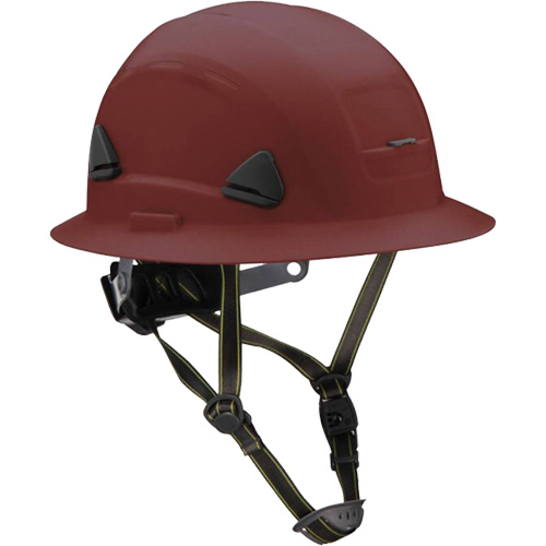 Casque Fibre Metal de style escalade avec bordure compl&egrave;te, R&eacute;pond aux normes CSA type 2, Suspension Rochet, Non ventil&eacute; Infinity Industrial Services Inc.