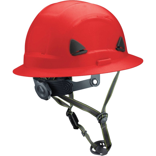 Casque Fibre Metal de style escalade avec bordure compl&egrave;te, R&eacute;pond aux normes CSA type 2, Suspension Rochet, Non ventil&eacute; Infinity Industrial Services Inc.