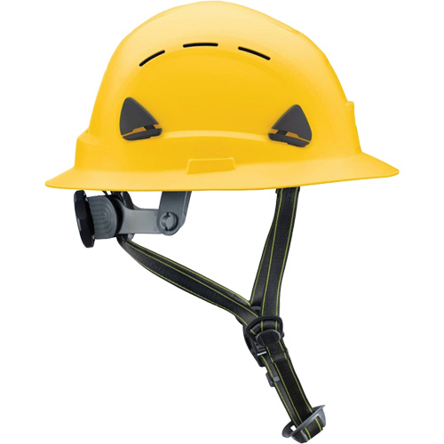 Casque Fibre Metal de style escalade avec bordure compl&egrave;te, R&eacute;pond aux normes CSA type 2, Suspension Rochet, Ventil&eacute; Infinity Industrial Services Inc.