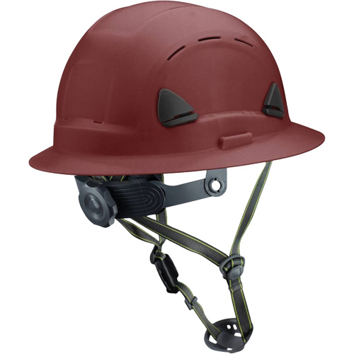 Casque Fibre Metal de style escalade avec bordure compl&egrave;te, R&eacute;pond aux normes CSA type 2, Suspension Rochet, Ventil&eacute; Infinity Industrial Services Inc.