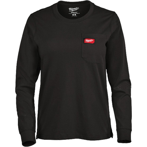 GRIDIRON Long Sleeve Pocket T-Shirt, Women's, X-Small, Black Infinity Industrial Services Inc.