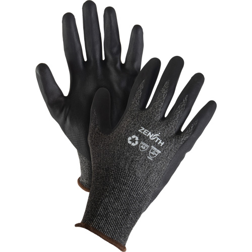 Gants &eacute;cologiques, l&eacute;gers, et r&eacute;sistants &agrave; la coupe, &agrave; haute dext&eacute;rit&eacute;, Taille 10, Calibre 21, Rev&ecirc;tement Mousse de nitrile, Enveloppe en Acier inoxydable/PEHP/rPET, ASTM ANSI niveau A5 Infinity Industrial Services Inc.