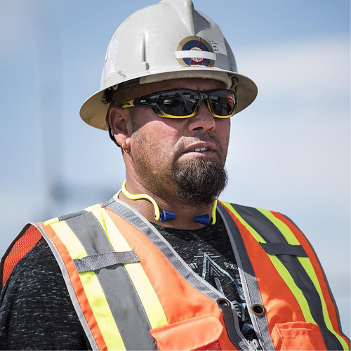 Pioneer Mesh Back Zip Front Surveyor Safety Vest, High Visibility Orange, Small, Polyester Infinity Industrial Services Inc.