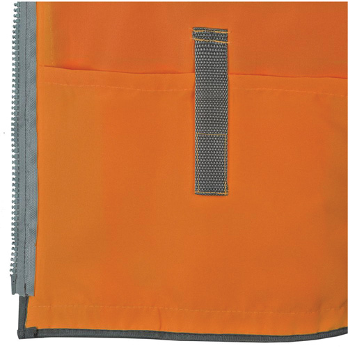 Pioneer Mesh Back Zip Front Surveyor Safety Vest, High Visibility Orange, Small, Polyester Infinity Industrial Services Inc.