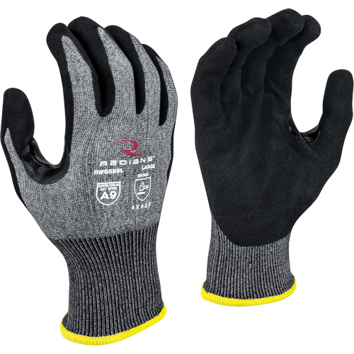 RWG589 Cut Protection Coated Gloves, Size 2X-Large, 18 Gauge, Foam Nitrile Coated, HPPE Shell, ASTM ANSI Level A9/EN 388 Level F Infinity Industrial Services Inc.