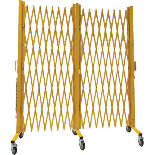 Barri&egrave;re extensible, 84" h x 20' lo, Jaune Infinity Industrial Services Inc.