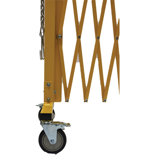 Barri&egrave;re extensible, 84" h x 20' lo, Jaune Infinity Industrial Services Inc.