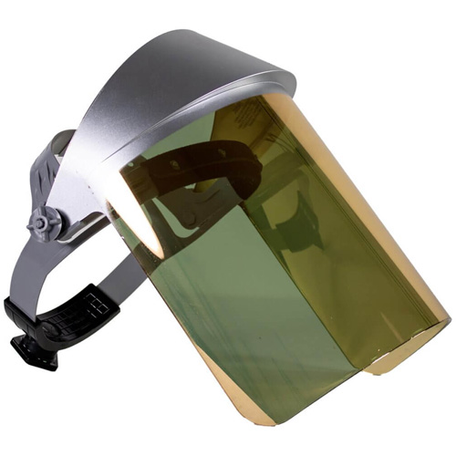 Heat Reflective Face Shield, Polycarbonate, Ratchet Suspension Infinity Industrial Services Inc.