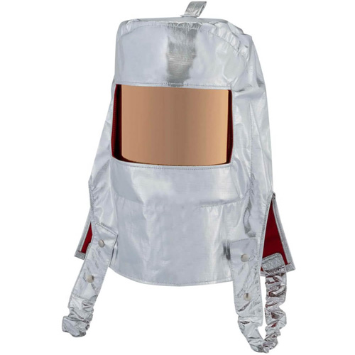 Heat Reflective Hood with Clear Gold Window Infinity Industrial Services Inc.