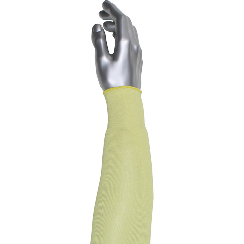 Manchette r&eacute;sistante &agrave; la coupe &agrave; 2 plis Kut Gard, Aramide/ATA, 10", ASTM ANSI niveau A6, Jaune Infinity Industrial Services Inc.