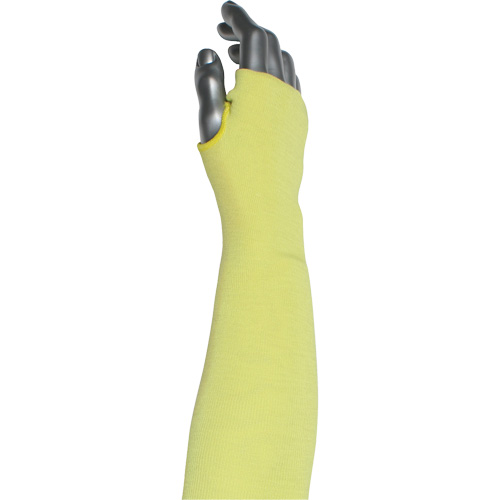 Kut Gard&reg; 2-Ply Cut-Resistant Sleeve with Thumb Hole, Aramid/ATA&reg;, 10", ASTM ANSI Level A6, Yellow Infinity Industrial Services Inc.