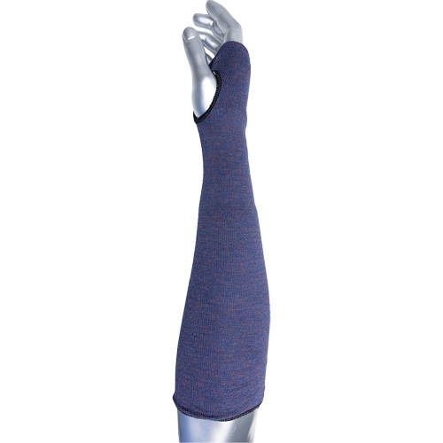 Kut Gard&reg; ECO Series 2-Ply ASP Sleeve with Thumb Hole, Aramid, 14", ASTM ANSI Level A3, Purple Infinity Industrial Services Inc.