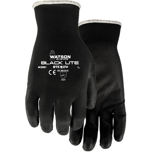 Gants 391 Stealth Black Lite, T-petit, R&ecirc;vetement Polyur&eacute;thane, Enveloppe en Polyester Infinity Industrial Services Inc.