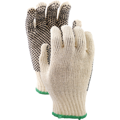 417 PVC Dotted String Knit Gloves, Poly/Cotton, Single Sided, Small Infinity Industrial Services Inc.