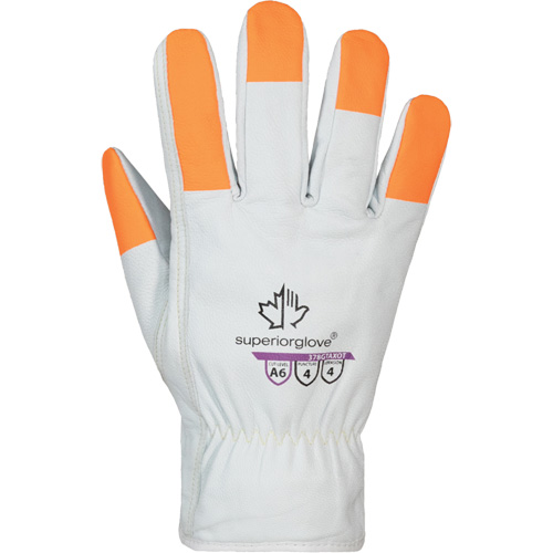 Endura Pro High-Visibility Cut-Resistant Gloves, Size 2X-Large, Cowhide Shell, ASTM ANSI Level A6 Infinity Industrial Services Inc.