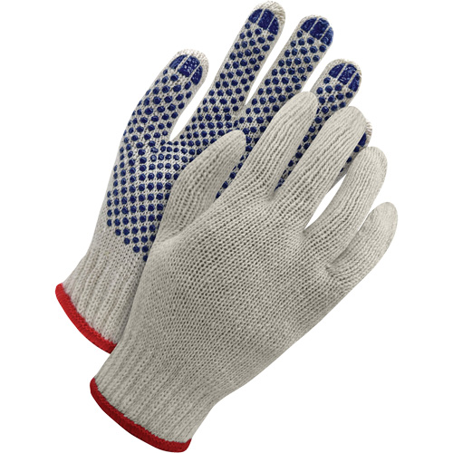 Deny&reg; Poly-Cotton Glove with PVC Dots, Size Large Infinity Industrial Services Inc.