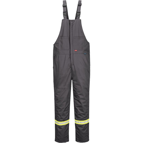 Pantalon &agrave; bavette isol&eacute; 88/12 Bizflame, Coton/Nylon, Moyen (grande taille), Gris Infinity Industrial Services Inc.