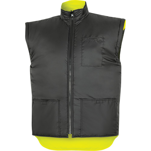 5057 Pioneer&reg; Yukon 7-in-1 Waterproof Winter Safety Parka, Polyester, Black/High Visibility Lime-Yellow, X-Small Infinity Industrial Services Inc.