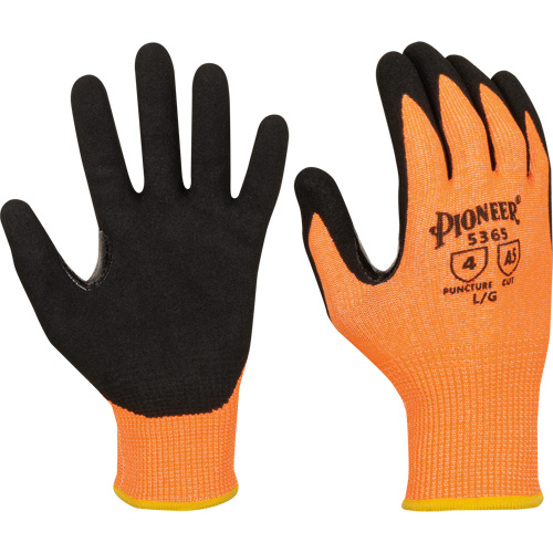 Touchscreen-Compatible Cut-Resistant Gloves, Size Small, 13 Gauge, Nitrile Coated, Polyester/HPPE Shell, ASTM ANSI Level A5 Infinity Industrial Services Inc.