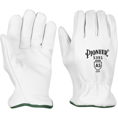 Cut-Resistant Driver's Gloves, Small, Grain Goatskin Palm Infinity Industrial Services Inc.