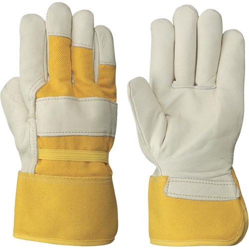 Women's Insulated Cow Grain Gloves, One Size, Grain Cowhide Palm, Fleece Inner Lining Infinity Industrial Services Inc.